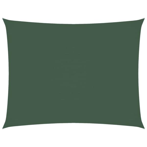 Sonnensegel Oxford-Gewebe Rechteckig 2x3,5 m Dunkelgrün