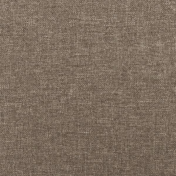 Boxspringbett mit Matratze & LED Taupe 120x190 cm Stoff