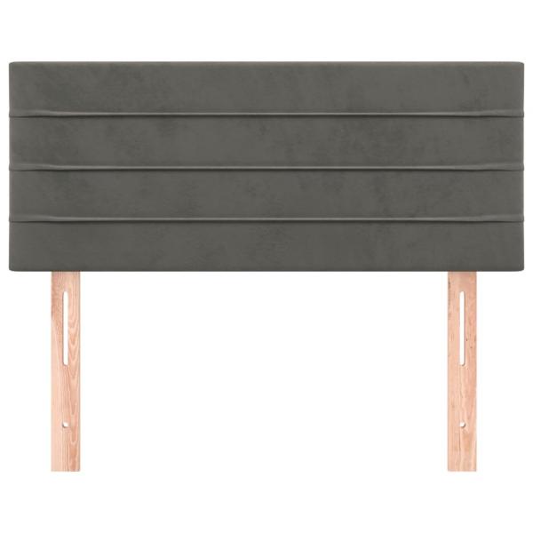 Kopfteil Dunkelgrau 100x5x78/88 cm Samt