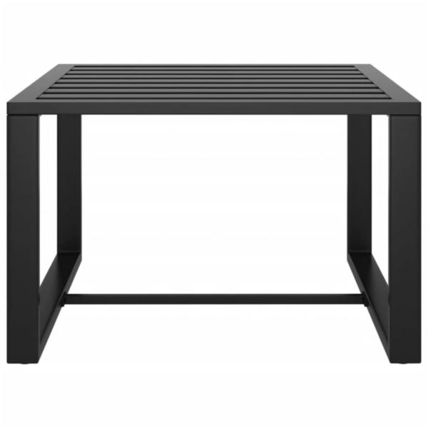 7-tlg. Garten-Lounge-Set mit Kissen Aluminium Anthrazit