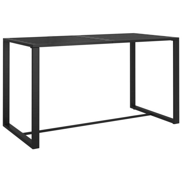 5-tlg. Garten-Sofagarnitur mit Kissen Aluminium Anthrazit