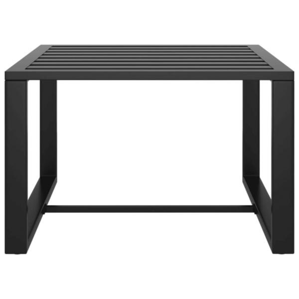 8-tlg. Garten-Lounge-Set mit Kissen Aluminium Anthrazit