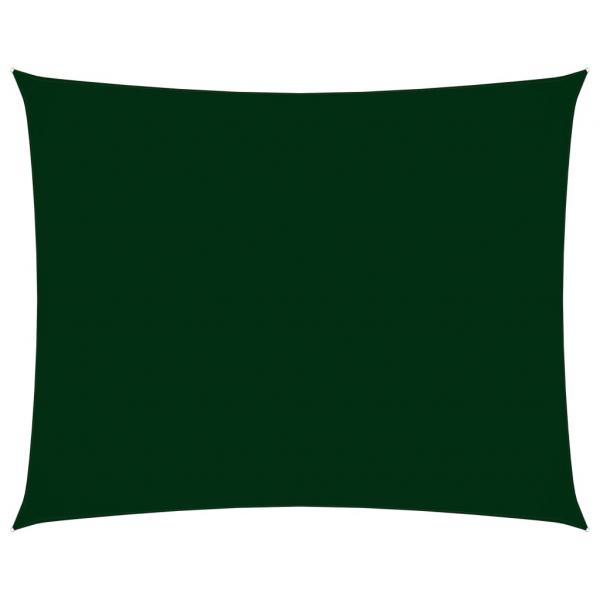 Sonnensegel Oxford-Gewebe Rechteckig 2,5x3,5 m Dunkelgrün