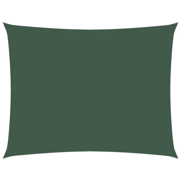 Sonnensegel Oxford-Gewebe Rechteckig 2,5x3,5 m Dunkelgrün