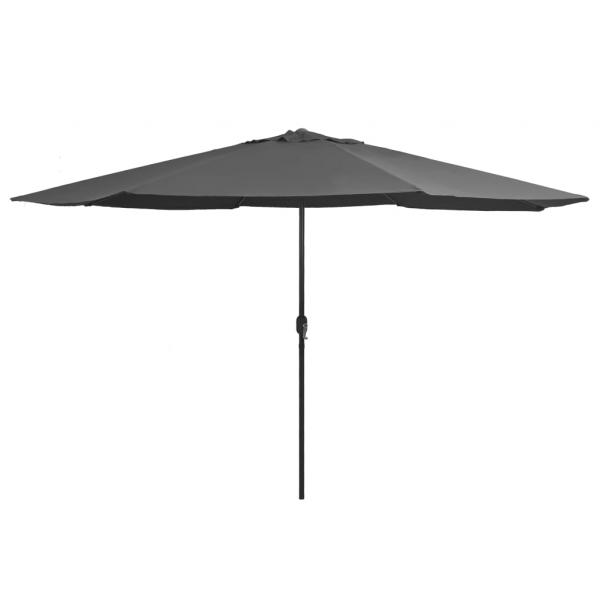 ARDEBO.de - Sonnenschirm mit Metall-Mast 390 cm Anthrazit