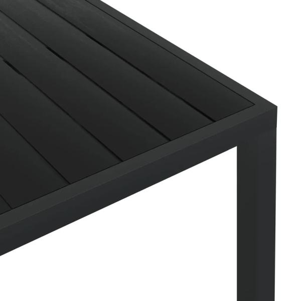 9-tlg. Garten-Essgruppe mit Kissen Poly Rattan Grau 