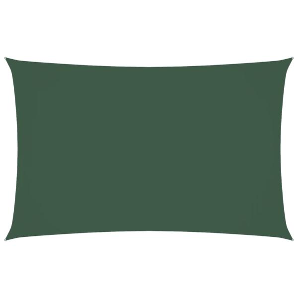 Sonnensegel Oxford-Gewebe Rechteckig 4x7 m Dunkelgrün