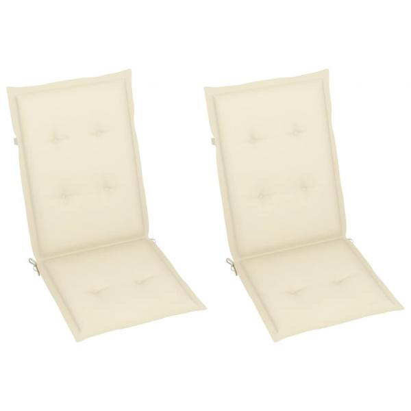 3064181 Rocking Chair with Cushions Solid Acacia Wood (311844+43181)