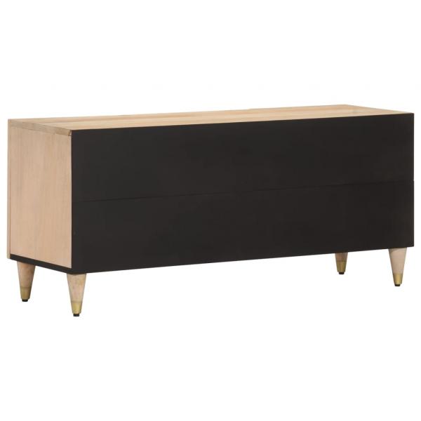 TV-Schrank 105x33x46 cm Massivholz Mango