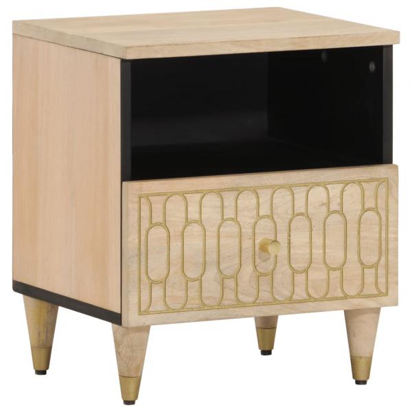 ARDEBO.de - Nachttische 2 Stk. 40x33x46 cm Massivholz Mango