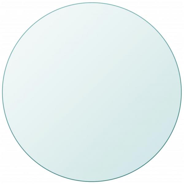 ARDEBO.de - Tischplatte aus gehärtetem Glas rund 400 mm