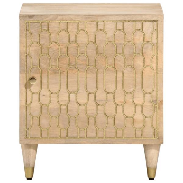 Nachttisch 40x33x46 cm Massivholz Mango