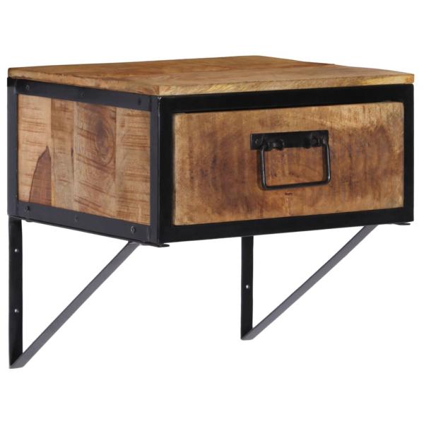 ARDEBO.de - Nachttisch 40x35x40 cm Massivholz Mango