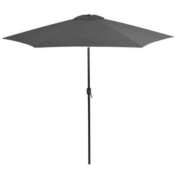 Sonnenschirm mit Metall-Mast 300 cm Anthrazit