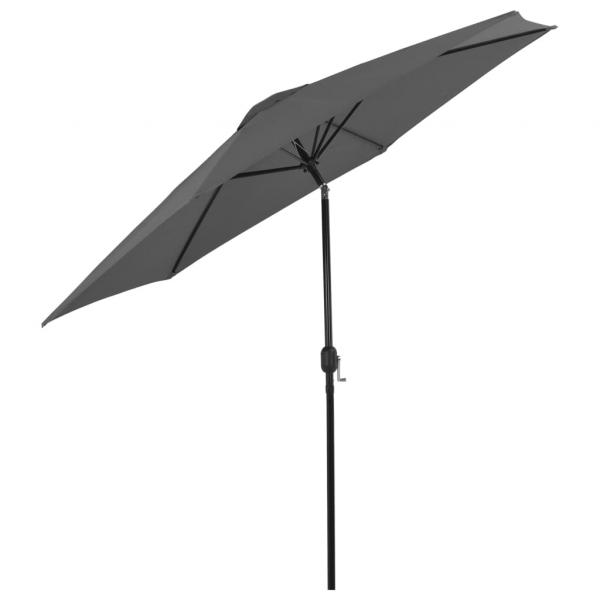 Sonnenschirm mit Metall-Mast 300 cm Anthrazit