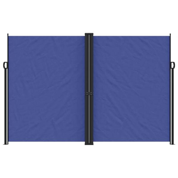 Seitenmarkise Ausziehbar Blau 220x1000 cm