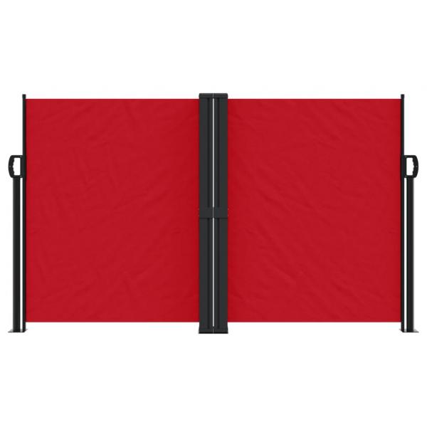 Seitenmarkise Ausziehbar Rot 140x1200 cm