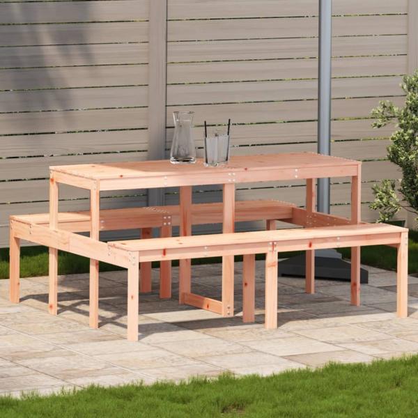 ARDEBO.de - Picknicktisch 160x134x75 cm Massivholz Douglasie