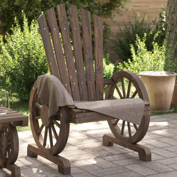 ARDEBO.de - Adirondack-Gartenstühle 4 Stk. Massivholz Tanne