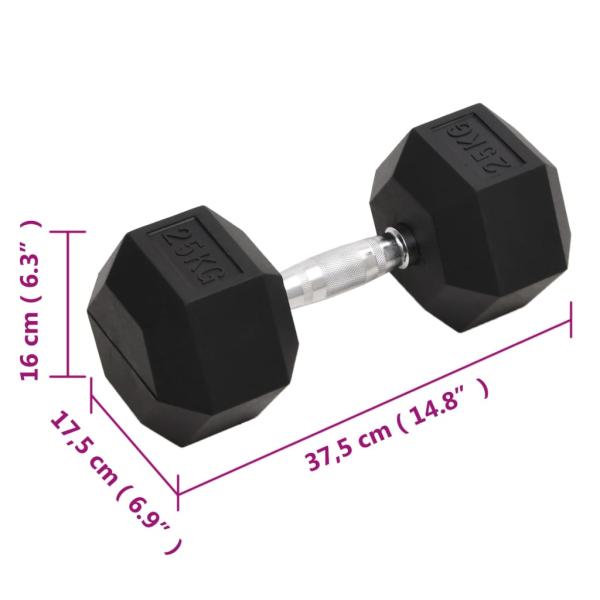 Kurzhantel 25 kg Gusseisen