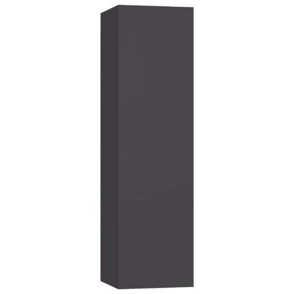 TV-Schränke 2 Stk. Grau 30,5x30x110 cm Holzwerkstoff