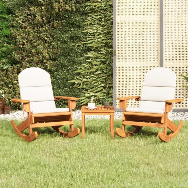 ARDEBO.de - 3-tlg. Garten-Lounge-Set Adirondack Massivholz Akazie