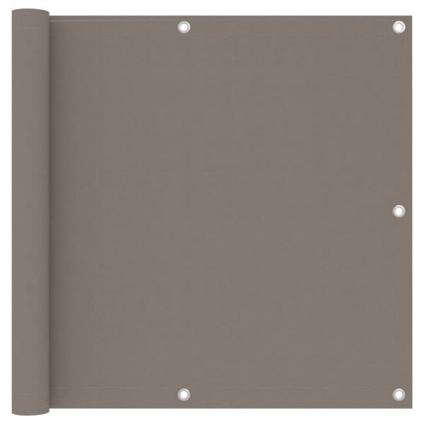 ARDEBO.de - Balkon-Sichtschutz Taupe 90x300 cm Oxford-Gewebe