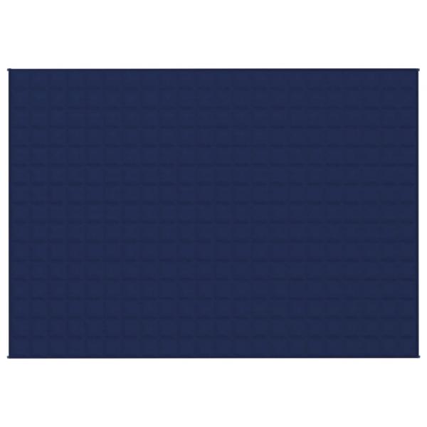 Gewichtsdecke Blau 155x220 cm 7 kg Stoff