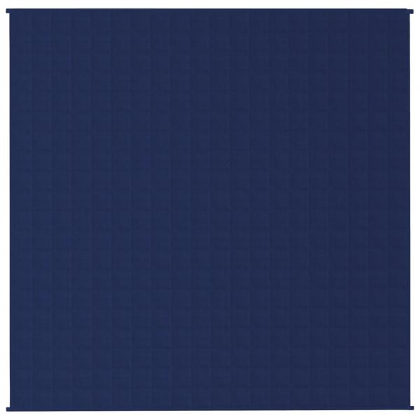 Gewichtsdecke Blau 200x200 cm 9 kg Stoff