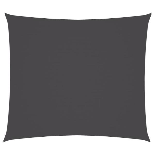 Sonnensegel Oxford-Gewebe Rechteckig 2x2,5 m Anthrazit