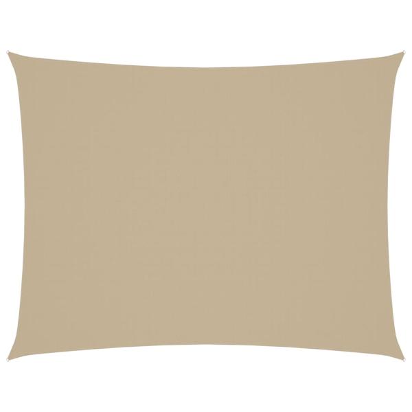 Sonnensegel Oxford-Gewebe Rechteckig 2x3 m Beige