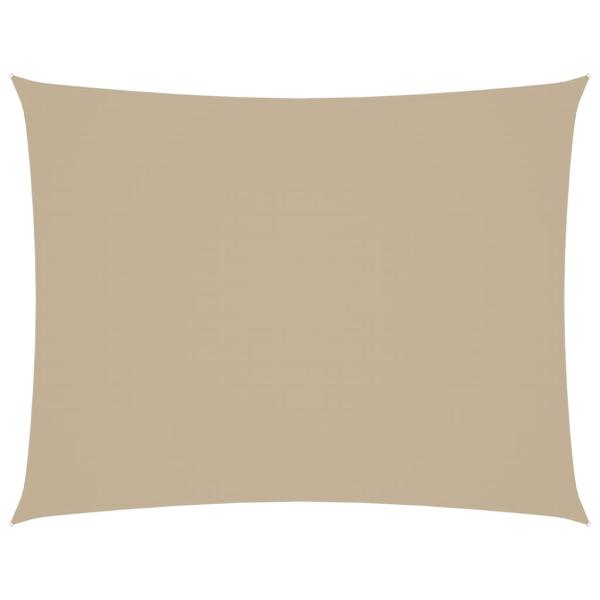 Sonnensegel Oxford-Gewebe Rechteckig 2,5x3,5 m Beige