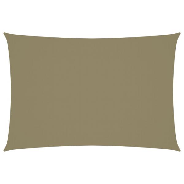 Sonnensegel Oxford-Gewebe Rechteckig 2,5x4,5 m Beige