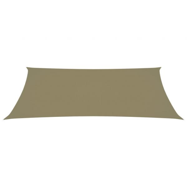 Sonnensegel Oxford-Gewebe Rechteckig 3x6 m Beige