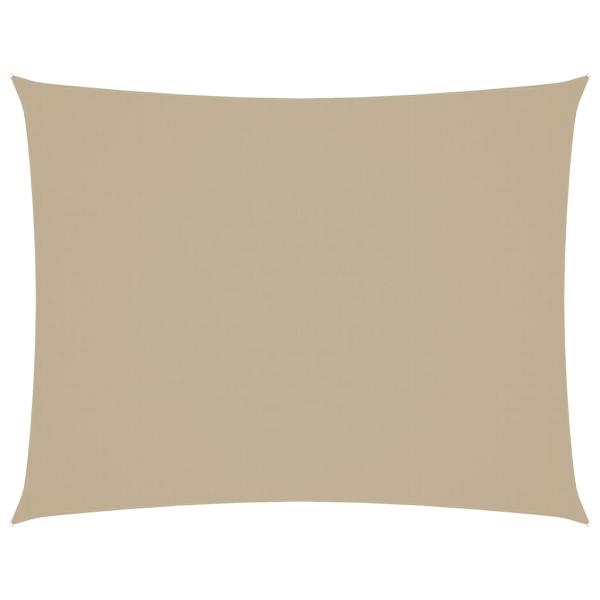 Sonnensegel Oxford-Gewebe Rechteckig 3x6 m Beige