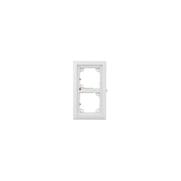 ARDEBO.de MOBOTIX MX-OPT-Frame-2-EXTPW Rahmen, 2-fach, weiß