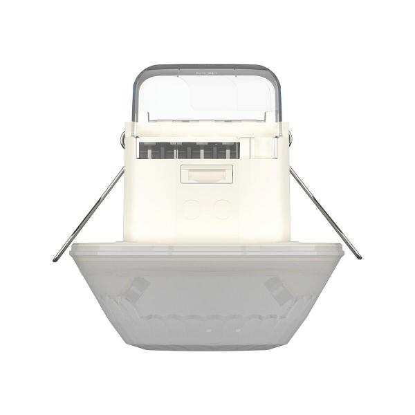 Theben LUXA 103 S360-100-28 DE-UP WH Präsenzmelder (PIR) Deckenmontage, innen/außen, 360° rund, Korridor, Unterputz/Deckeneinbau, 28 x 5 m, 1 Kanal Licht, weiß 1030072