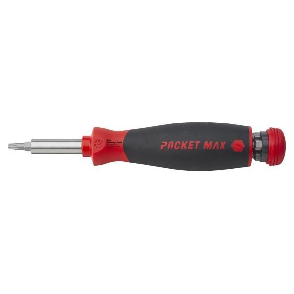 ARDEBO.de Wiha SB3803050 Schraubendreher mit Bit Magazin PocketMax magnetisch, 8-teilig (45292)