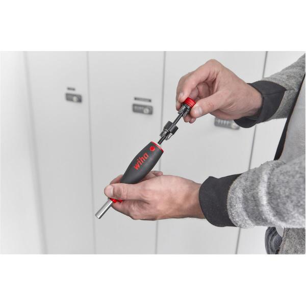 Wiha SB3803050 Schraubendreher mit Bit Magazin PocketMax magnetisch, 8-teilig (45292)
