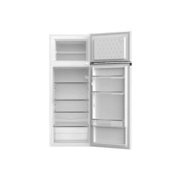 Amica DT 374 170 W Stand Kühl-Gefrierkombination, 54 cm breit, 211 L, FrostControl, LED Beleuchtung, weiß