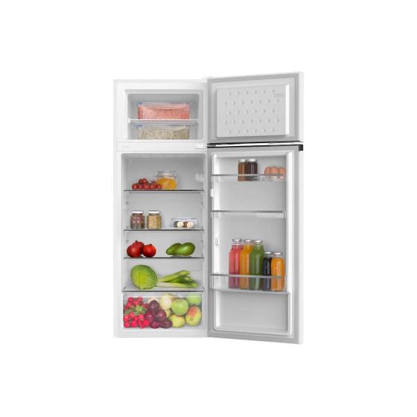 Amica DT 374 170 W Stand Kühl-Gefrierkombination, 54 cm breit, 211 L, FrostControl, LED Beleuchtung, weiß