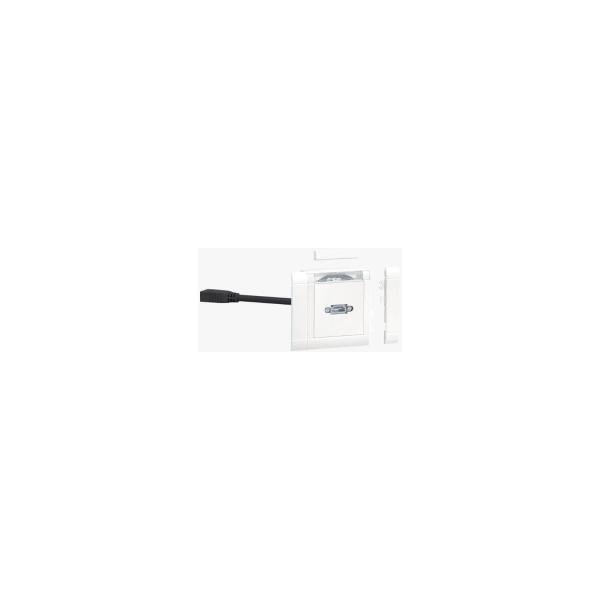ARDEBO.de Hager GMSET019016 Multimedia-Anschlussset für HDMI