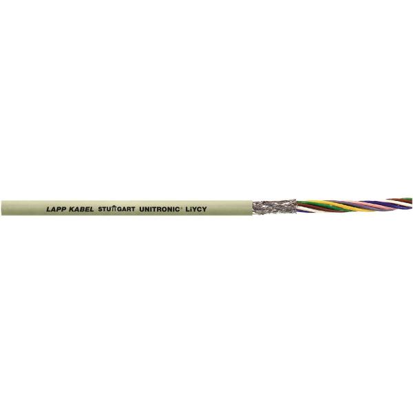 ARDEBO.de Lapp UNITRONIC LiYCY 4x0,25 Datenleitung Niederfrequenz, PVC, grau, 100m (0034404/100)