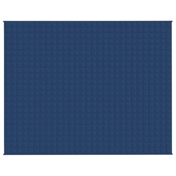 Gewichtsdecke Blau 235x290 cm 11 kg Stoff