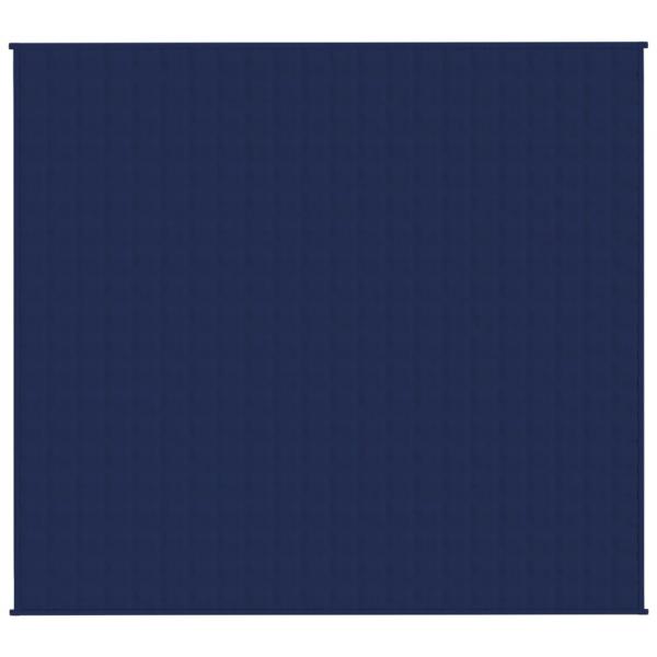 Gewichtsdecke Blau 200x220 cm 13 kg Stoff