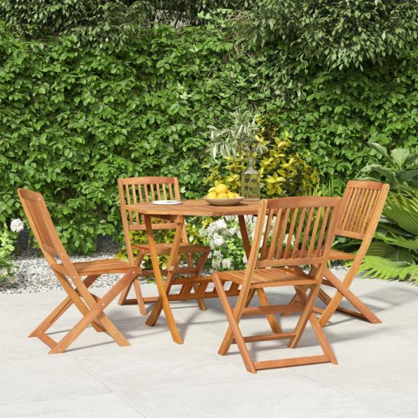 ARDEBO.de - 5-tlg. Garten-Essgruppe Massivholz Akazie