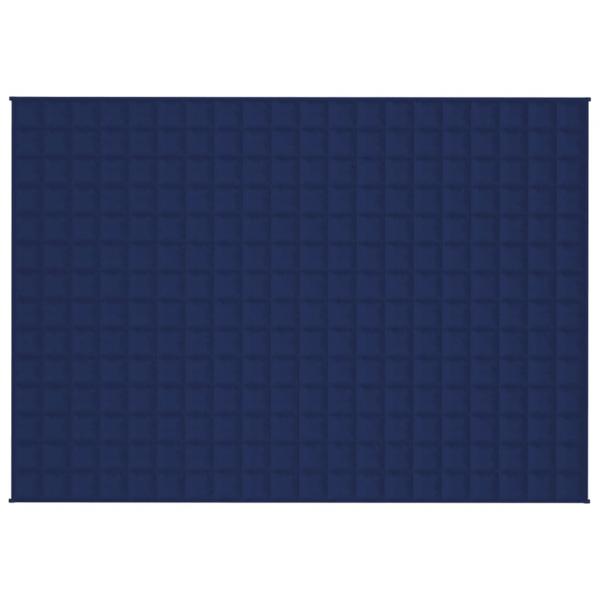 Gewichtsdecke Blau 135x200 cm 6 kg Stoff