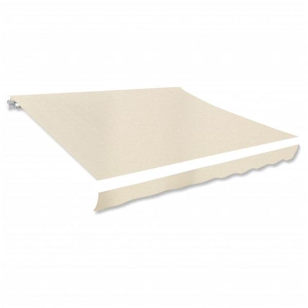 ARDEBO.de - Markisenbespannung Canvas Creme 3 x 2,5 m (ohne Rahmen)