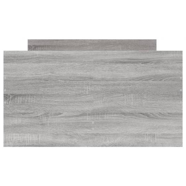 Bettgestell mit Schubladen Grau Sonoma 100x200 cm
