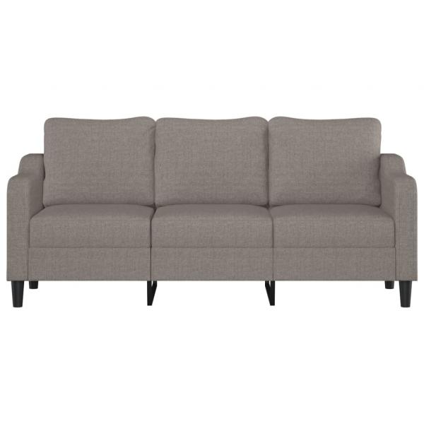 3-Sitzer-Sofa Taupe 180 cm Stoff